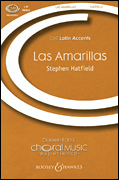 Las Amarillas SSA choral sheet music cover Thumbnail